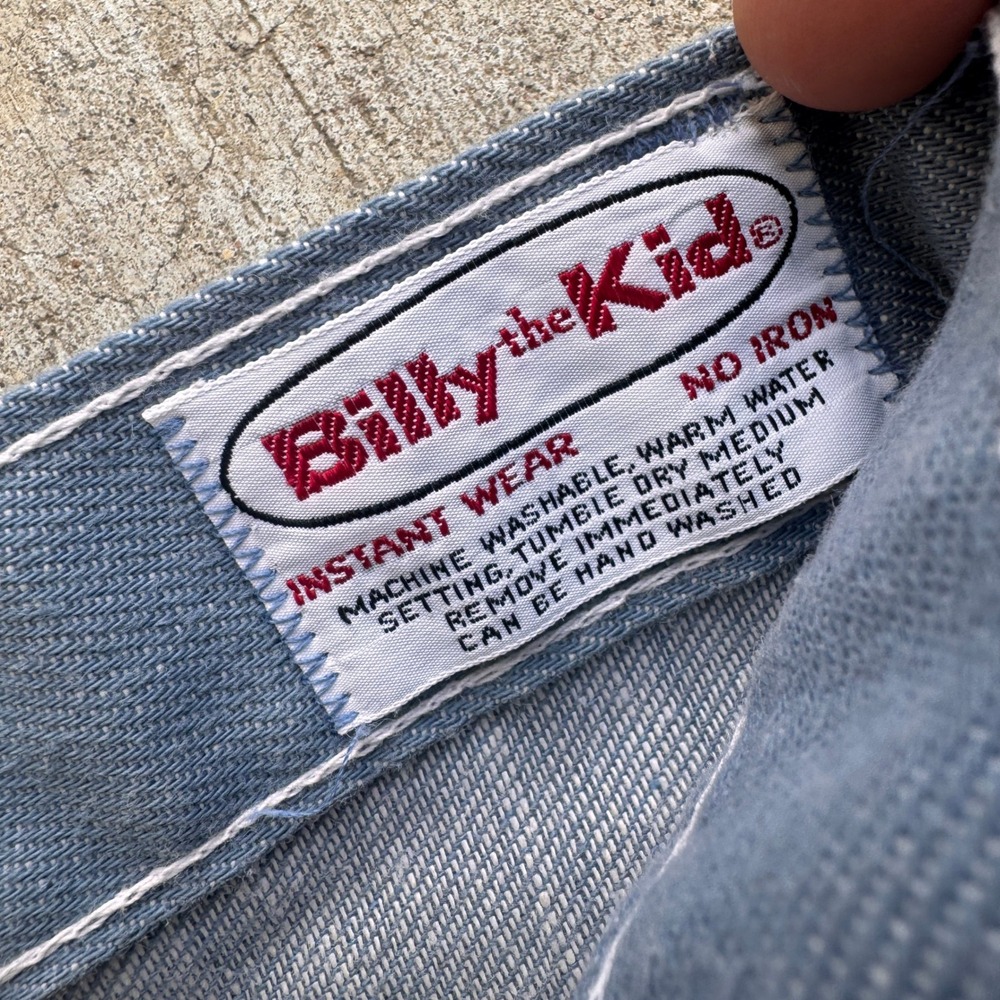Vintage Billy the Kid 70s Studded Flared Jeans Women's Blue High Waist 25x28 USA - Picture 8 of 10